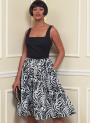 Naaipatroon Vogue 1884  jurk, maat 40-48 Dui/En/Fr