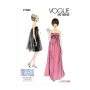 Patron Vogue 1885 Vintage robe, taille 32-40 en français