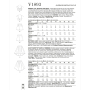 Naaipatroon Vogue 1893 combinatie, maat 32-40 Dui/En/Fr