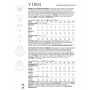 Naaipatroon Vogue 1893 combination, maat 40-48 Dui/En/Fr
