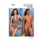 Patron Vogue 1894 maillot de bain, taille 34-42 en français
