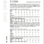 Naaipatroon Vogue 1898 designer jurk, maat 34-42 Dui/En/Fr