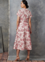 Naaipatroon Vogue 1898 designer jurk, maat 34-42 Dui/En/Fr