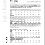 Naaipatroon Vogue 1898 designer jurk, maat 42-50 Dui/En/Fr