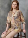 Naaipatroon Vogue 1899 designer blouse, maat 32-40 Dui/En/Fr