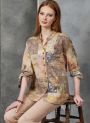 Naaipatroon Vogue 1899 designer blouse, maat 42-50 Dui/En/Fr