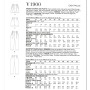 Naaipatroon Vogue 1900 broek, maat 34-42 Dui/En/Fr