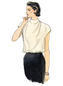 Naaipatroon Vogue 1902 Vintage Shirt, maat 32-40 Dui/En/Fr