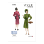 Naaipatroon Vogue 1903 Vintage mantel, maat 34-42 Dui/En/Fr