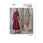Patron Vogue 1907 robe, taille 34-42 en français