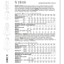 Naaipatroon Vogue 1910 broek, maat 44-52 Dui/En/Fr