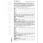 Naaipatroon Vogue 1913 combination, maat 34-42 Dui/En/Fr