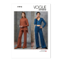 Naaipatroon Vogue 1914 combinatie, maat 34-42 Dui/En/Fr