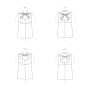 Naaipatroon Vogue 1922 blouse, maat 42-50 Dui/En/Fr