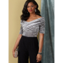 Naaipatroon Vogue 1923 Top, maat  34-42, Dui/En/Fr