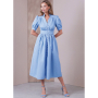 Naaipatroon Vogue 1934  jurk, maat 34-42 Dui/En/Fr