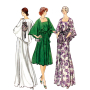 Naaipatroon Vogue 1947 Vintage jurk, maat 34-42 Dui/En/Fr