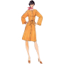 Naaipatroon Vogue 1948 Vintage jurk, maat 34-42 Dui/En/Fr