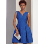 Naaipatroon Vogue 1949 designer jurk, maat 34-42 Dui/En/Fr