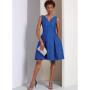 Naaipatroon Vogue 1949 designer jurk, maat 34-42 Dui/En/Fr