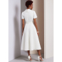 Naaipatroon Vogue 1950 designer jurk, maat 32-40 Dui/En/Fr