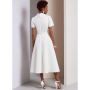 Naaipatroon Vogue 1950 designer jurk, maat 42-50 Dui/En/Fr