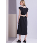 Naaipatroon Vogue 1951 designer jurk, maat 34-42 Dui/En/Fr