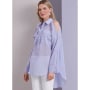 Naaipatroon Vogue 1954 blouse, maat 34-42 Dui/En/Fr