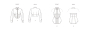 Naaipatroon Vogue 1956 blouse, maat 32-40 Dui/En/Fr