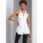 Naaipatroon Vogue 1956 blouse, maat 32-40 Dui/En/Fr