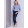 Naaipatroon Vogue 1956 blouse, maat 32-40 Dui/En/Fr