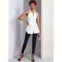 Naaipatroon Vogue 1956 blouse, maat 32-40 Dui/En/Fr