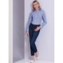 Naaipatroon Vogue 1956 blouse, maat 42-50 Dui/En/Fr