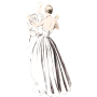 Patron Vogue 1963 robe de soirée vintage, taille 32-40, en français