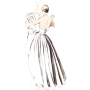 Patron Vogue 1963 robe de soirée vintage, taille 42-50, en français