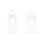 Patron Vogue 1967 robe femme, taille 42-50, en français