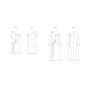 Patron Vogue 1967 robe femme, taille 44-52, en français
