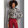 Naaipatroon Vogue 1973 blouse, maat 32-40 Dui/En/Fr