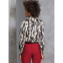 Naaipatroon Vogue 1973 blouse, maat 42-50 Dui/En/Fr