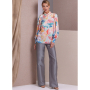 Naaipatroon Vogue 1985 top, maat 30-38, Dui/En/Fr