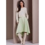 Patron Vogue 1987 jupe femme, version papier, taille 34-42 en français