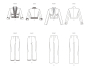 Naaipatroon Vogue 1993 combination, maat 42-50 Dui/En/Fr
