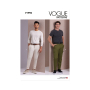 Naaipatroon Vogue 1996 heren broek, maat 34-42 Dui/En/Fr