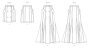 Naaipatroon Vogue 2013 jurk, maat 32-40 Dui/En/Fr
