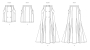 Naaipatroon Vogue 2013 jurk, maat 42-50 Dui/En/Fr