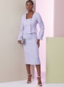 Naaipatroon Vogue 2017 combination, maat 44-52 Dui/En/Fr