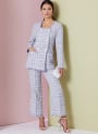 Naaipatroon Vogue 2017 combination, maat 44-52 Dui/En/Fr