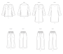 Naaipatroon Vogue 2019 combination, maat 32-48 Dui/En/Fr