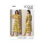 Naaipatroon Vogue 2024 Jurk, maat 32-40 Dui/En/Fr