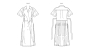 Naaipatroon Vogue 2024 Jurk, maat 32-40 Dui/En/Fr